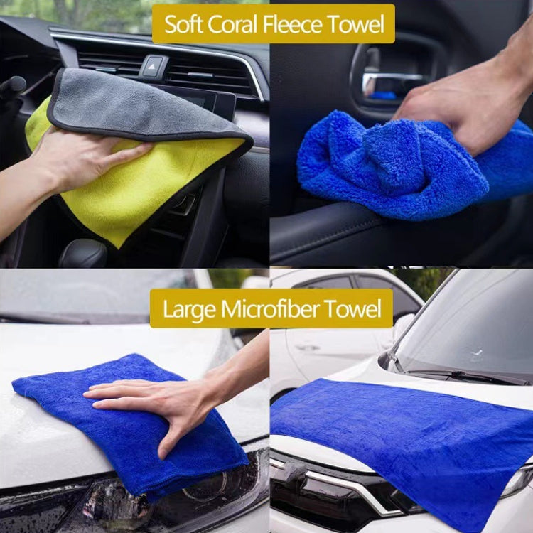 14 PCS / Set Car Wash Gloves Double-Sided Wiper Towel - Car washing supplies by buy2fix | Online Shopping UK | buy2fix