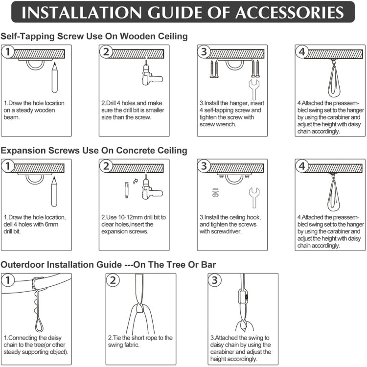 Kids Elastic Hammock Indoor Outdoor Swing, Size: 1x2.8m (Sky Blue) by buy2fix