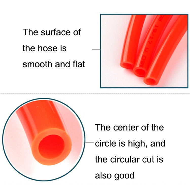 2 PCS Telescopic Plastic High Pressure Air Pump Hose, Length: 6m - Air Intake System by buy2fix | Online Shopping UK | buy2fix