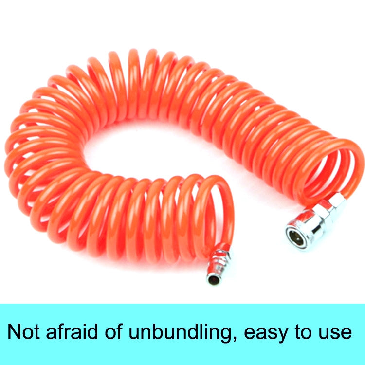 2 PCS Telescopic Plastic High Pressure Air Pump Hose, Length: 6m - Air Intake System by buy2fix | Online Shopping UK | buy2fix