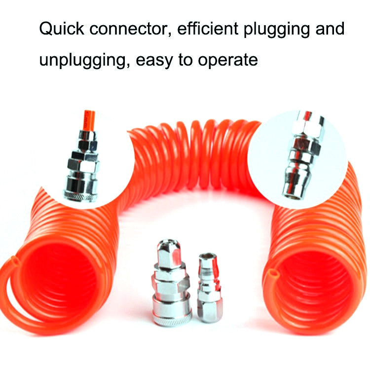 2 PCS Telescopic Plastic High Pressure Air Pump Hose, Length: 15m - Air Intake System by buy2fix | Online Shopping UK | buy2fix