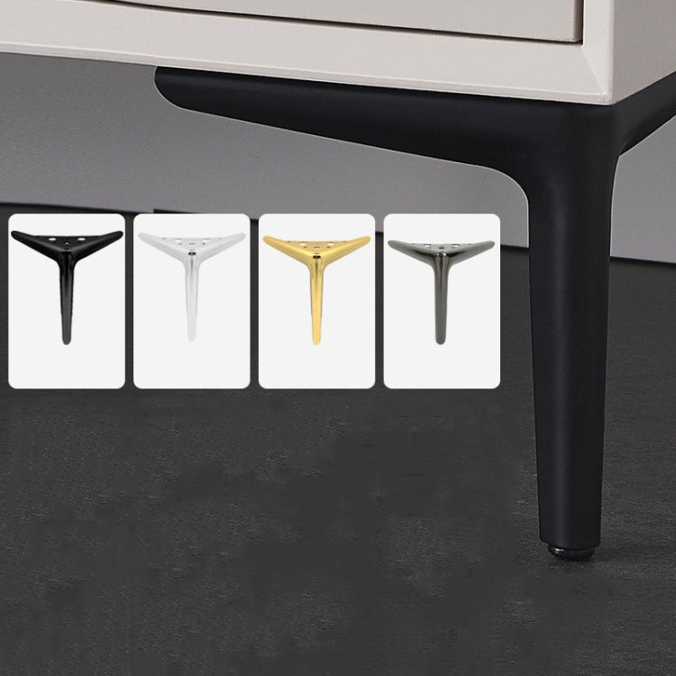 LH-XY-0010 Sofa Cabinet Metal Leg Furniture Leg, Height: 15cm(Gun Black) - Furniture Accessories by buy2fix | Online Shopping UK | buy2fix