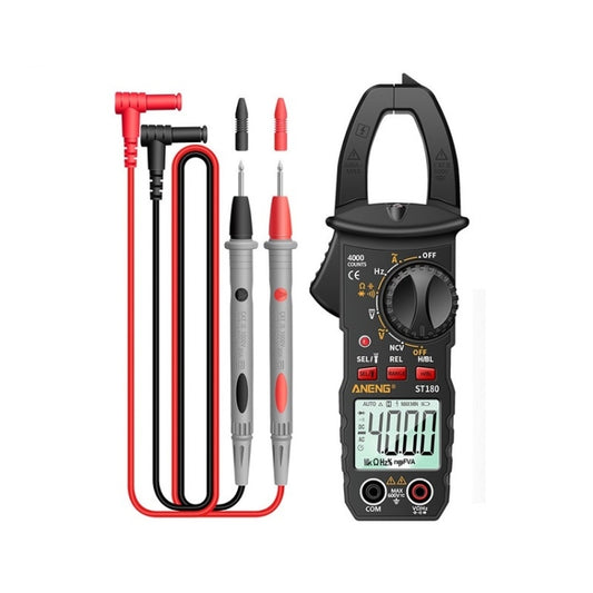 ANENG ST180 Digital Display Clamp AC & DC Intelligent Voltage Multimeter(Black) - Digital Multimeter by ANENG | Online Shopping UK | buy2fix