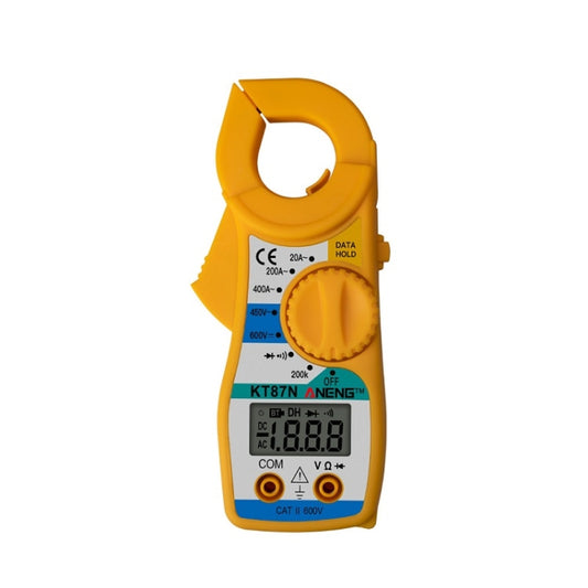 ANENG KT-87N Clamp Voltage And Current Measuring Multimeter(Yellow) - Digital Multimeter by ANENG | Online Shopping UK | buy2fix
