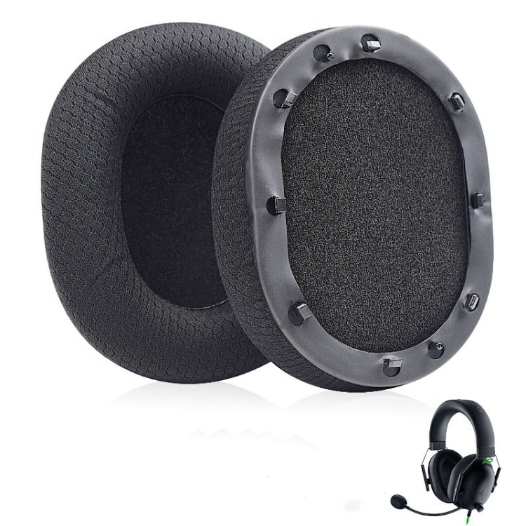 1 Pair Earpads For Razer BlackShark V2 USB SOUND / V2 Pro Headset, Color: Black Mesh - Earmuff & Pad by buy2fix | Online Shopping UK | buy2fix