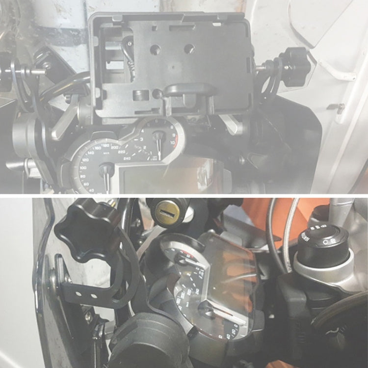 Motorcycle Windshield Fixing Bracket Modification Accessories For BMW R1200GS / R1250GS / ADV(Black) by buy2fix