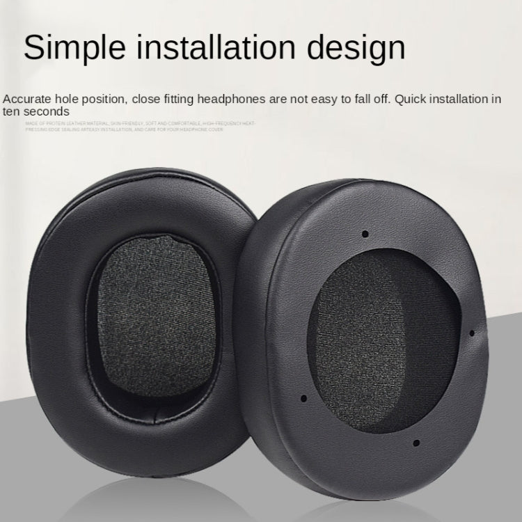 1 Pair Sponge Ear Pads for Xiberia XL / XO / V20 Headset(Black) - Earmuff & Pad by buy2fix | Online Shopping UK | buy2fix