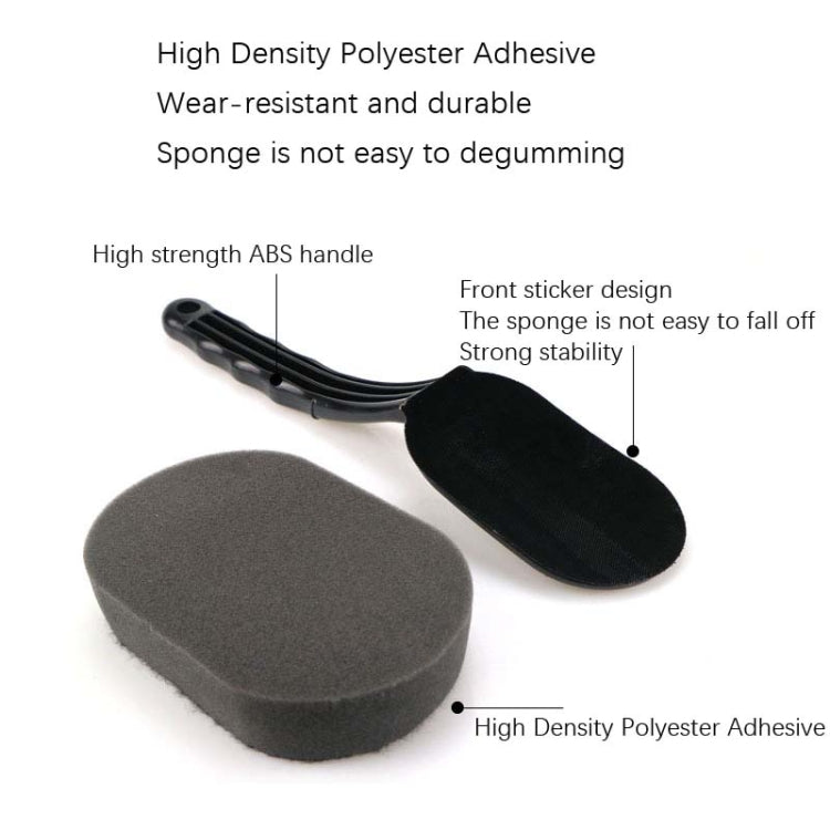 3 Sets LT001 Long Shank Sponge Brush(Handle+Sponge) - Polishing Machine & Accessories by buy2fix | Online Shopping UK | buy2fix