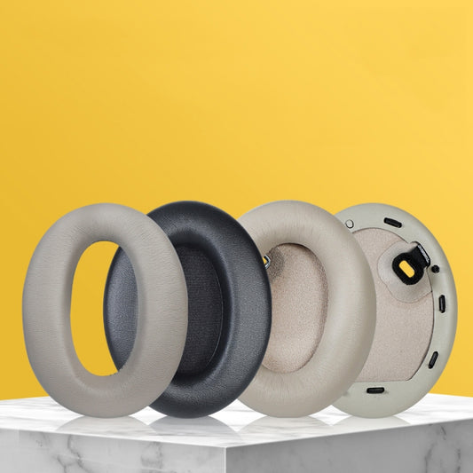 2pcs PU Leather Earpads For Sony WH-1000XM4, Color: Blue+Buckle - Earmuff & Pad by buy2fix | Online Shopping UK | buy2fix