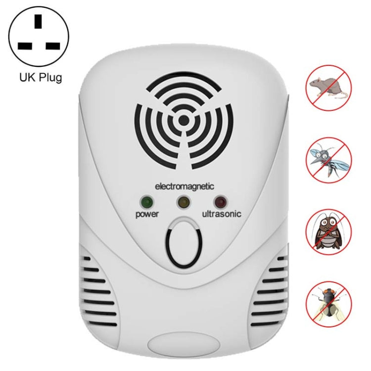 DC-9001 Household Electronic Mouse Repeller, Specification: UK Plug(White) - Repellents by buy2fix | Online Shopping UK | buy2fix