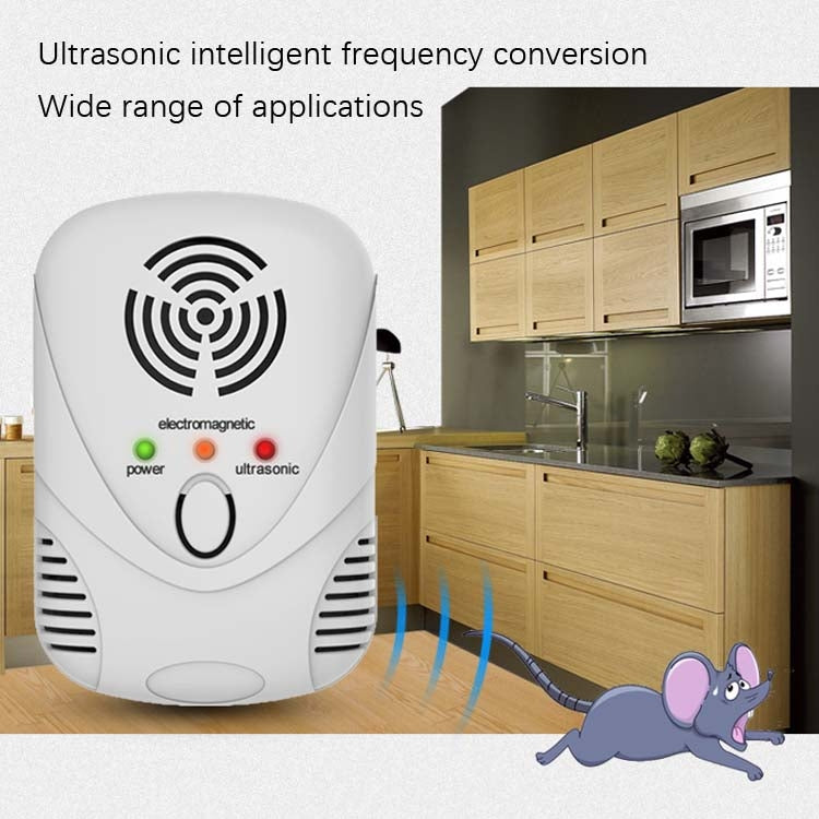 DC-9001 Household Electronic Mouse Repeller, Specification: UK Plug(White) - Repellents by buy2fix | Online Shopping UK | buy2fix