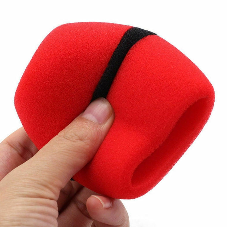 10 PCS Handheld Dust Proof Soft Sponge Microphone Cover(Random Color Delivery) by buy2fix