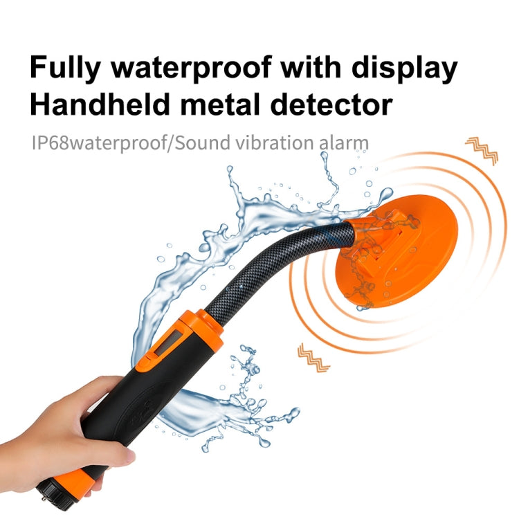 HS-07 Handheld Treasure Hunt Metal Detector Positioning Rod(Orange) - Metal Detector by buy2fix | Online Shopping UK | buy2fix