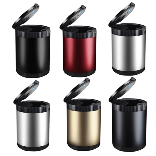 LED Car Ashtray With Cover(Black) by buy2fix