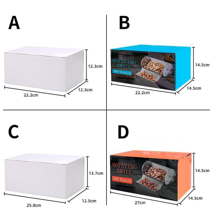 A Type 12 x18cm Stainless Steel Roasting Cage Oven Peanut Chestnut Cage by buy2fix