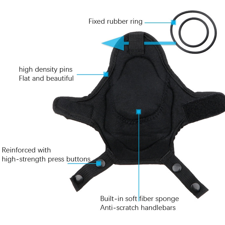 Meroca Children Balance Bike Handle Protective Cover(Black Orange) - Accessories & Parts by buy2fix | Online Shopping UK | buy2fix
