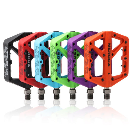 MEROCA Mountain Bike Nylon Pedal(Purple) by MEROCA