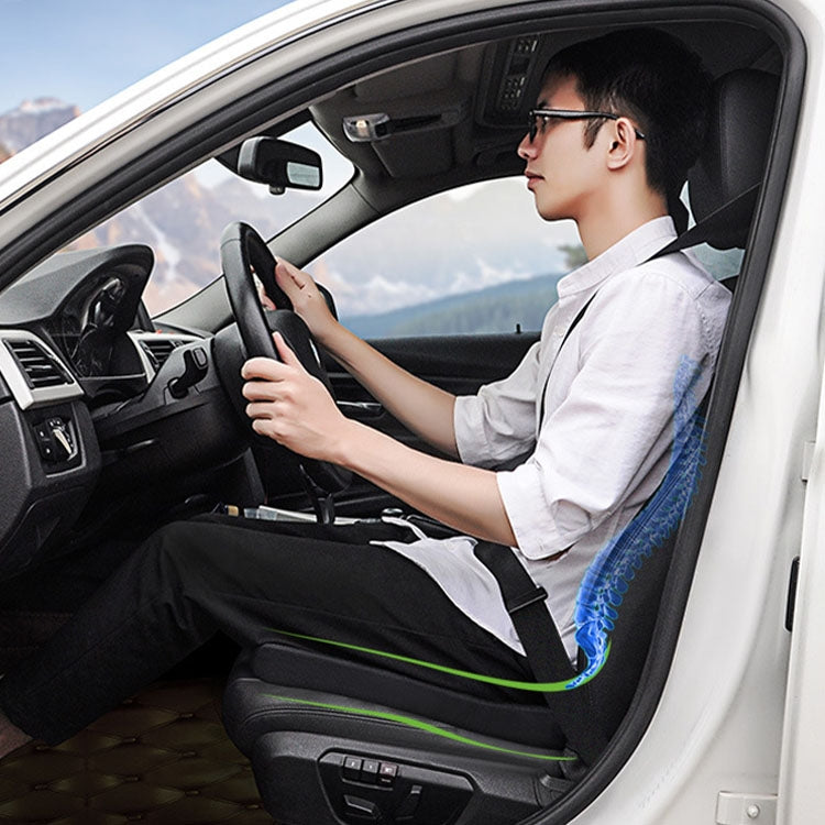 QFC060 V-shaped Car Memory Foam Non-slip Seat Cushion(Grey) by buy2fix