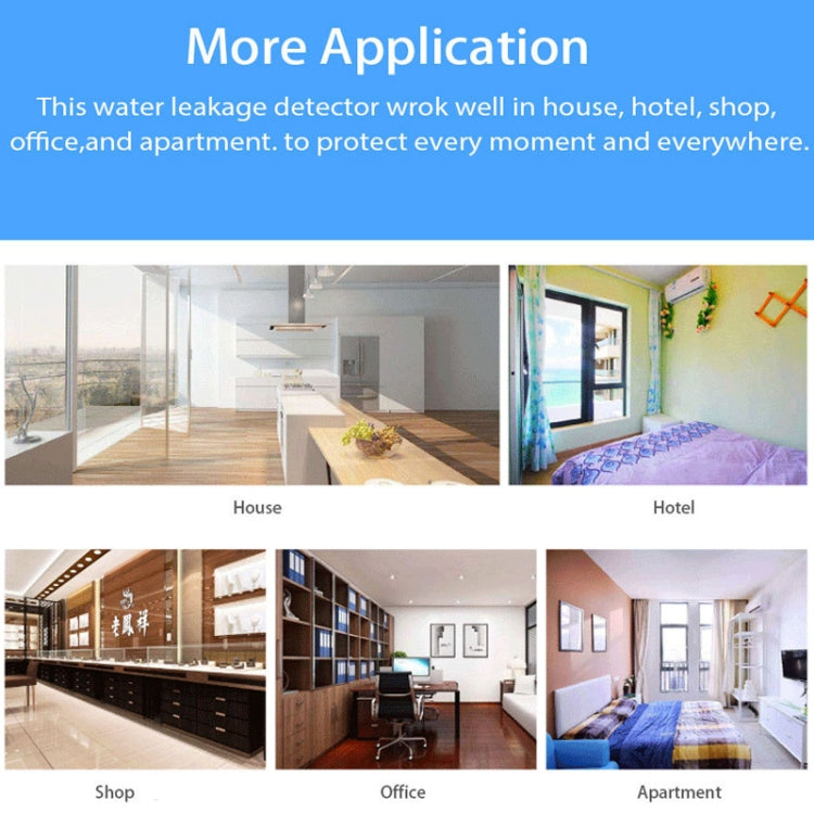 EV-WI-3 Smart Home Water Level Detector - Water Leakage Alarm by buy2fix | Online Shopping UK | buy2fix