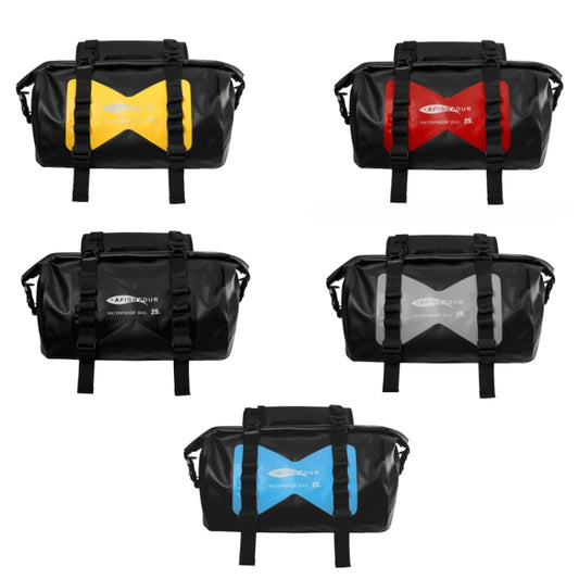 AFISHTOUR FM2021 Large Capacity Waterproof Motorcycle Rear Seat Bag, Color: Red by AFISHTOUR