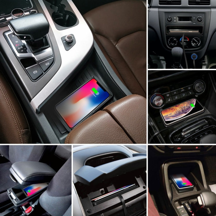 C1 30cm Short Cable 15W QI Car Wireless Charging Anti-Skid Pad - Wireless Charging Pads by buy2fix | Online Shopping UK | buy2fix