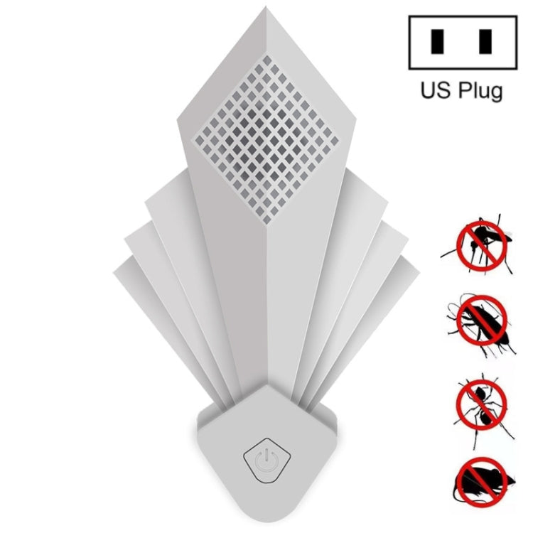 Ry001 Ultrasonic Electronic Mosquito Repellent Night Light, Plug Specifications: US Plug(White) - Repellents by buy2fix | Online Shopping UK | buy2fix