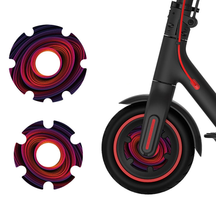 1 Pair Scooter Motor Waterproof Protective Sticker For Xiaomi Mijia M365 / M365 Pro / Pro 2 / 1S(Colorful 6) - Accessories & Parts by buy2fix | Online Shopping UK | buy2fix