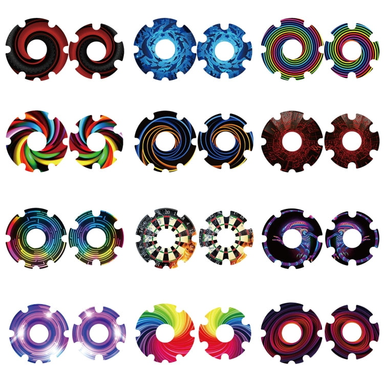 1 Pair Scooter Motor Waterproof Protective Sticker For Xiaomi Mijia M365 / M365 Pro / Pro 2 / 1S(Colorful 8) - Accessories & Parts by buy2fix | Online Shopping UK | buy2fix