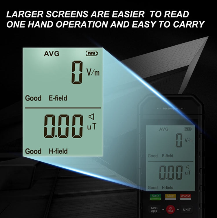 ET925 Large Screen Digital Display Electromagnetic Radiation Detector - Radiation Detector by buy2fix | Online Shopping UK | buy2fix