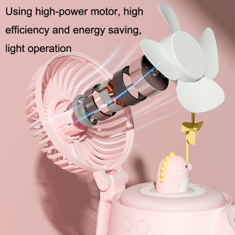 A04a USB Cute Pet Kettle Spray Desktop Fan(White Lucky Cat) - Electric Fans by buy2fix | Online Shopping UK | buy2fix