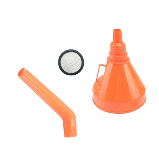10 PCS CY12 Free Handband Filter Plastic Funnel(Orange) - Hand Tool Sets by buy2fix | Online Shopping UK | buy2fix