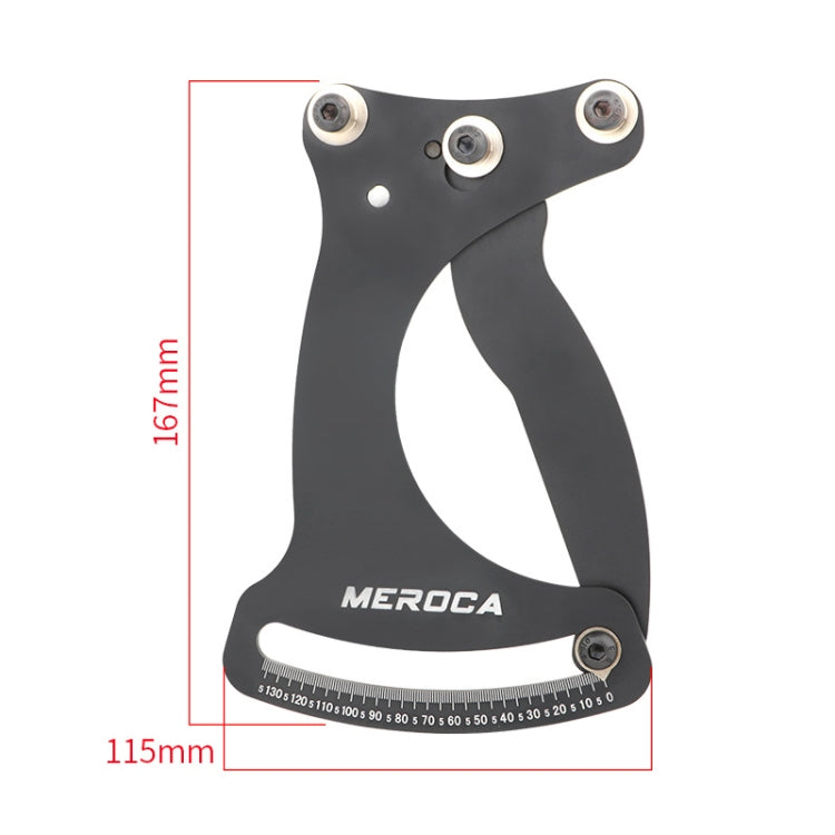 MEROCA Bicycle Ring Calibration Tool Spoke Tension Tube Wheel Set Steel Wire, Color: Red - Maintenance tools by MEROCA | Online Shopping UK | buy2fix