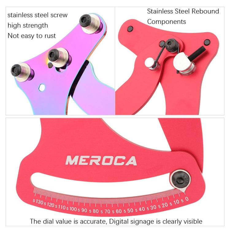 MEROCA Bicycle Ring Calibration Tool Spoke Tension Tube Wheel Set Steel Wire, Color: Red - Maintenance tools by MEROCA | Online Shopping UK | buy2fix
