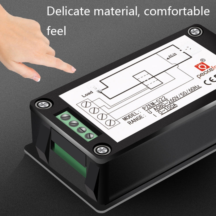 Peacefair English Version Multifunctional AC Digital Display Power Monitor, 100A (Open and Close CT) - Current & Voltage Tester by Peacefair | Online Shopping UK | buy2fix