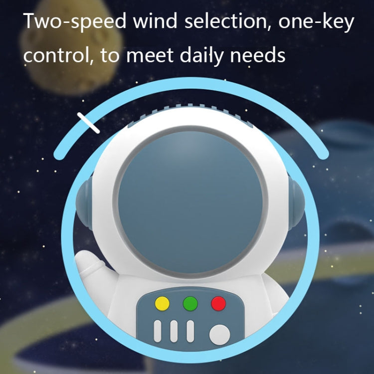 6052 USB Charging Mini Astronaut Shape Bladeless Fan(Green) - Electric Fans by buy2fix | Online Shopping UK | buy2fix