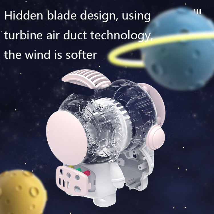 6052 USB Charging Mini Astronaut Shape Bladeless Fan(Blue) by buy2fix