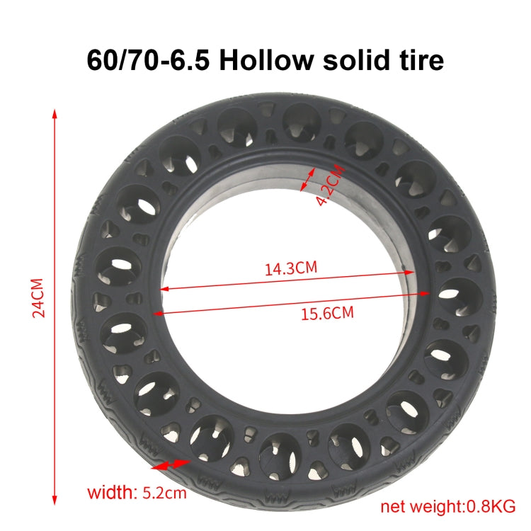 10 Inch Rubber Solid Tire for Ninebot Max G30 Electric Scooter(Black) - Accessories & Parts by buy2fix | Online Shopping UK | buy2fix