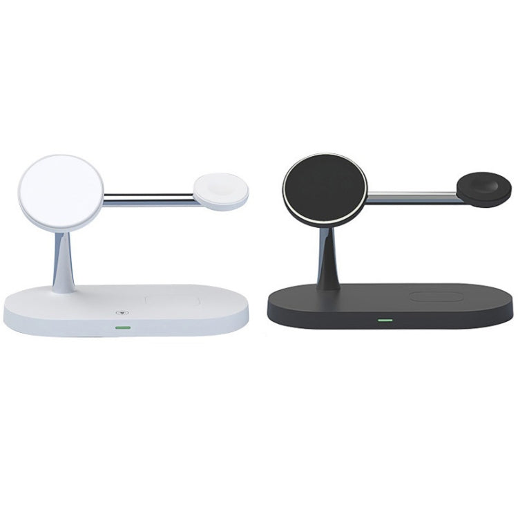 X452 3 in 1 Multifunctional 15W Wireless Charger with Night Light Function(Black) - Wireless Charger by buy2fix | Online Shopping UK | buy2fix