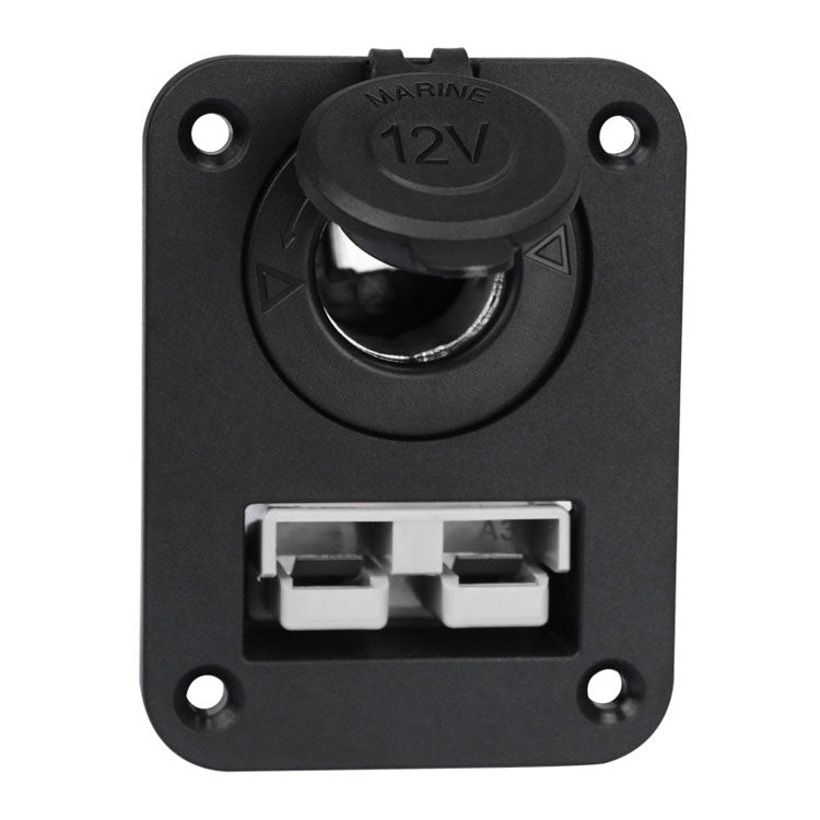 Large Current Plug With 12V Cigarette Lighter Panel Combination - Car Switches by buy2fix | Online Shopping UK | buy2fix