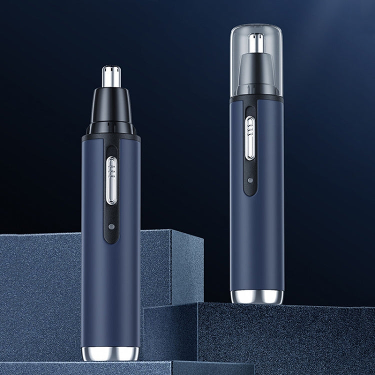 Electric Nose Hair Trimmer USB Rechargeable Eyebrow Trimmer Shaver( Blue) - Shavers & Accessories by buy2fix | Online Shopping UK | buy2fix