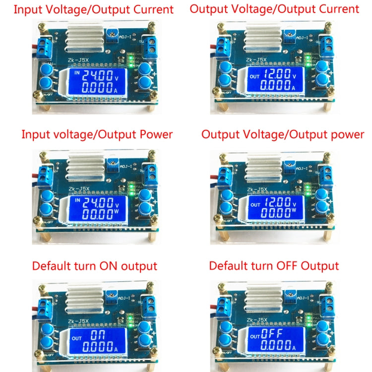 Adjustable Constant Voltage Constant Current Liquid Crystal LCD Multi-Display(PCB) by buy2fix
