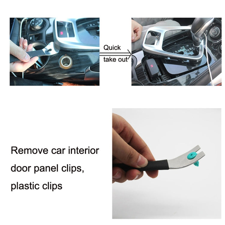 Car Stainless Ateel Audio Navigation Door Panel Crowbar by buy2fix