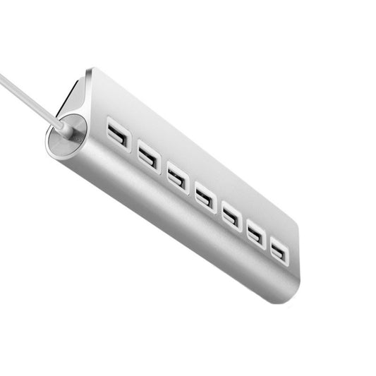 THL059 USB2.0 7 In 1 Aluminum Alloy HUB(7 Ports) by buy2fix