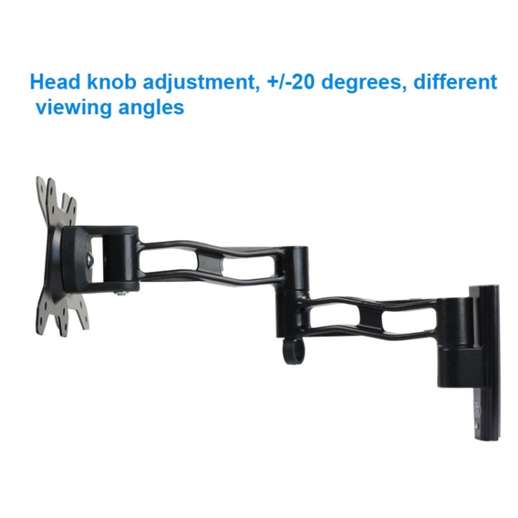 Gibbon Mounts L33 Monitor Bracket Wall Mounting Telescopic Rotating Aluminum Alloy TV Hanger - TV Brackets & Mounts by Gibbon Mounts | Online Shopping UK | buy2fix