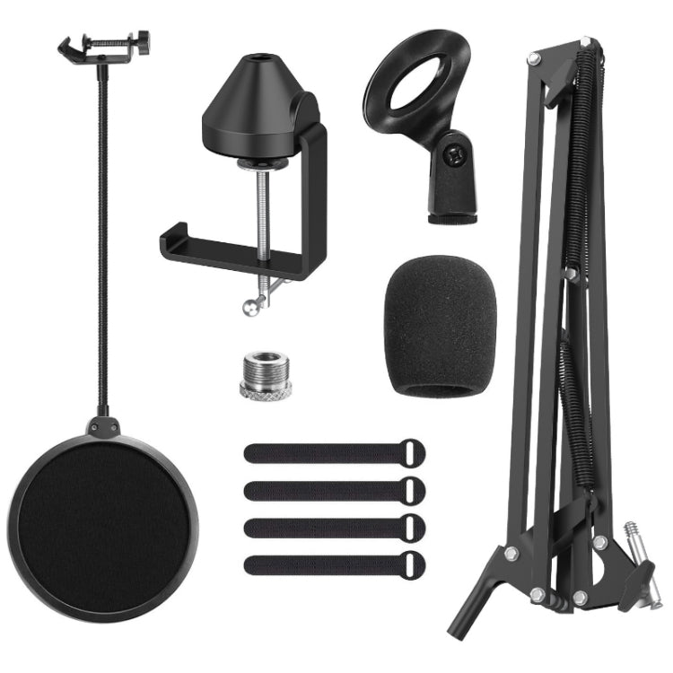 Desktop Foldable Live Condenser Microphone Gimbal Bracket - Stand by buy2fix | Online Shopping UK | buy2fix