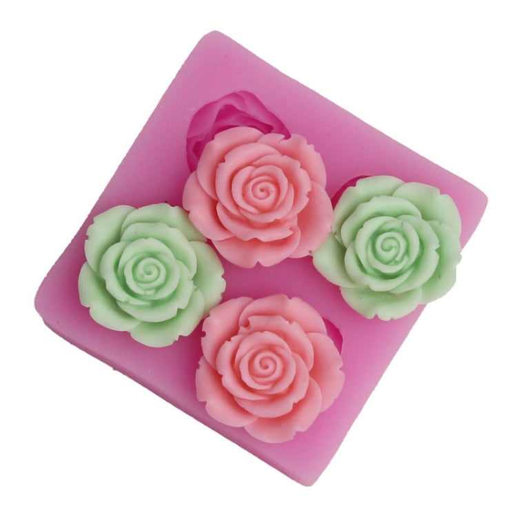 Flower Silicone Mould Handmade Soap Fondant Cake Decoration - Arts & Crafts by buy2fix | Online Shopping UK | buy2fix