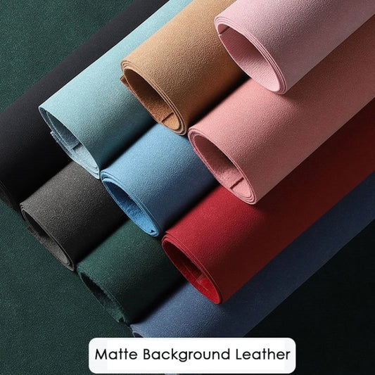 50 X 68cm Thickened Waterproof Non-Reflective Matte Leather Photo Background Cloth(Brown) - Solid Color by buy2fix | Online Shopping UK | buy2fix