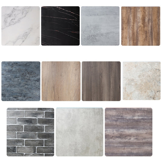 40x40cm PVC Photo Background Board(Black Marble) by buy2fix