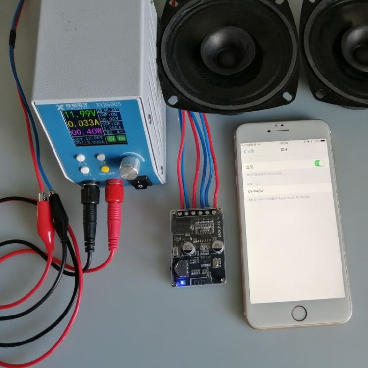 30W/40W Stereo Bluetooth Power Amplifier Plate 12V/24V High Power Module With Acrylic Shell by buy2fix