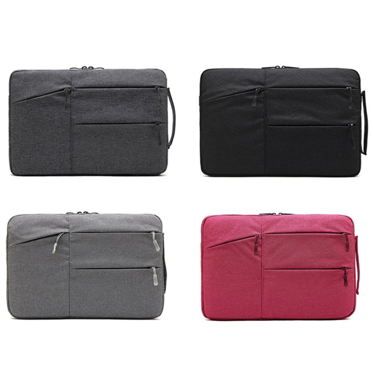 Zipper Type Polyester Business Laptop Liner Bag, Size: 15.6 Inch(Dark Gray) - 15.6 - 17 inch by buy2fix | Online Shopping UK | buy2fix